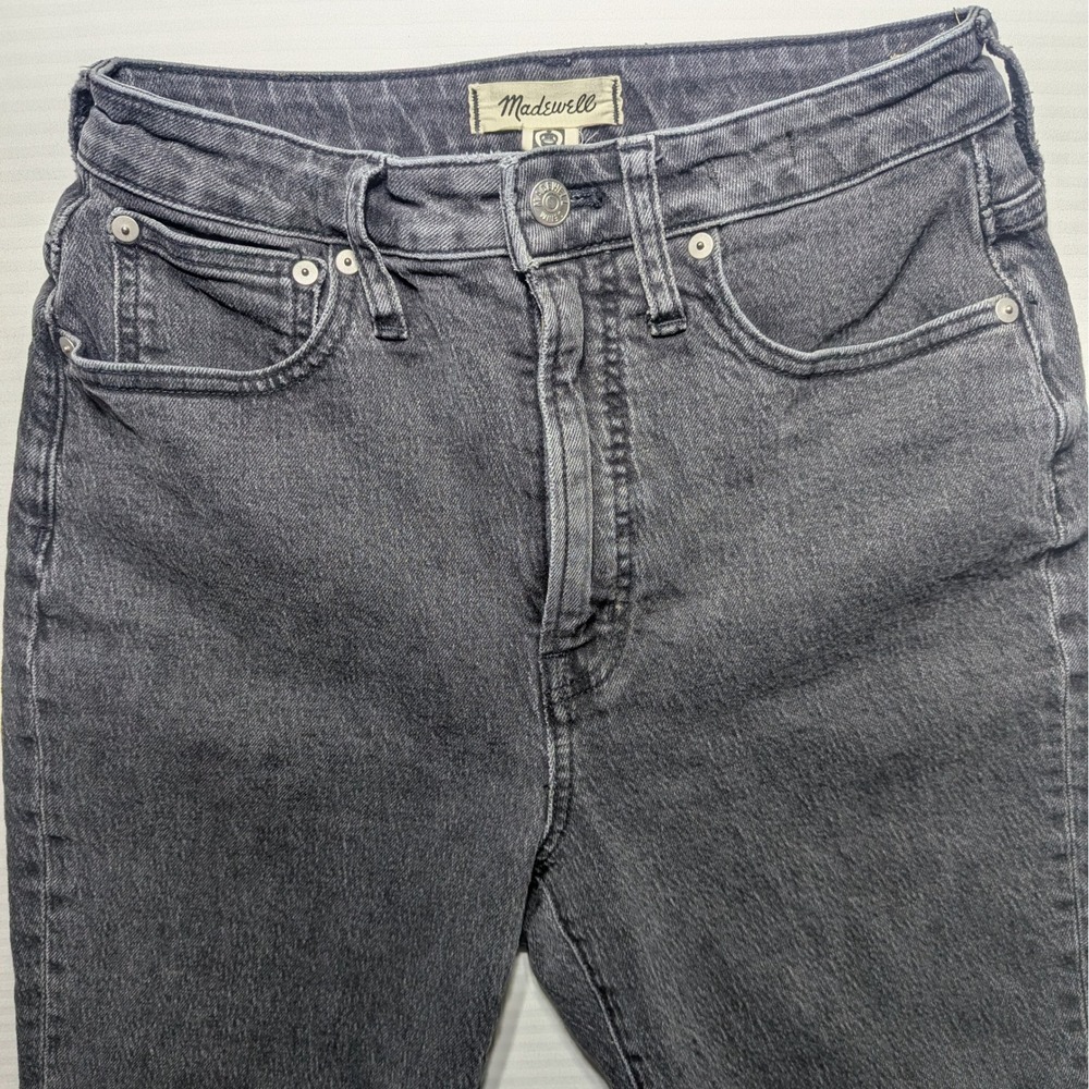 Madewell The Curvy Perfect Vintage Jean 27 Black High Rise Tapered 90s Aesthetic